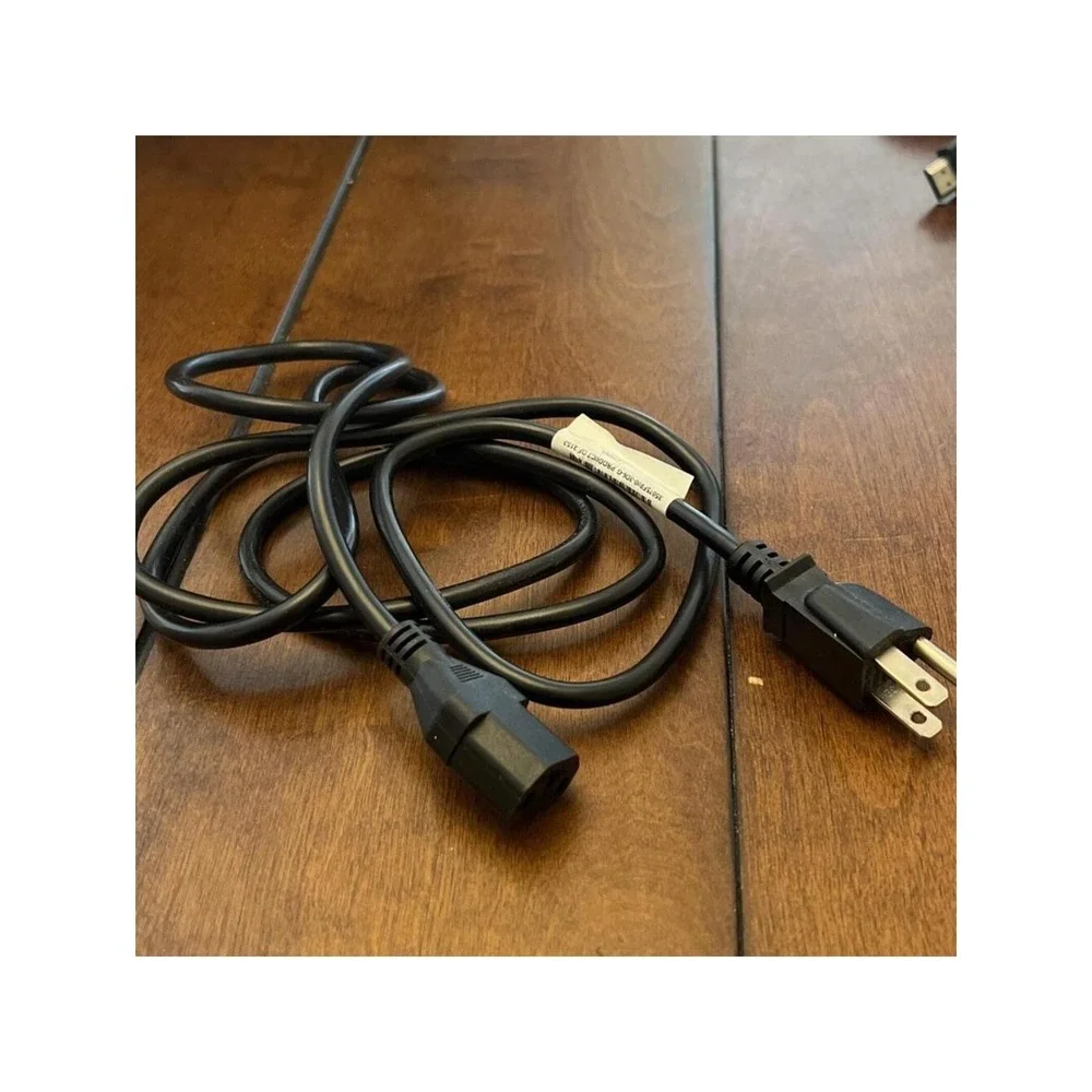 Standard AC Male Power Cord Cable Monitor PC Printer Computer 6ft 3-Prong Xbox